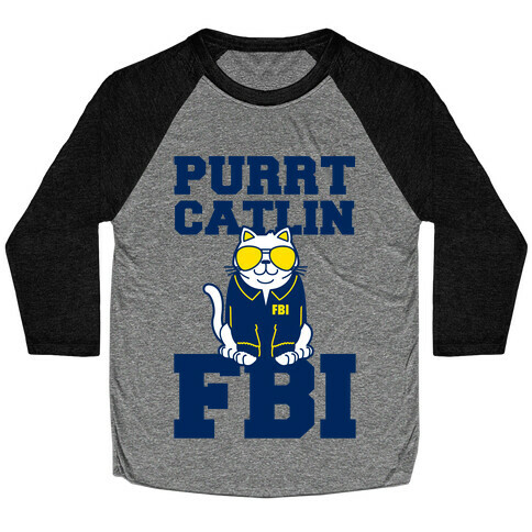 Purrt Catlin FBI Baseball Tee