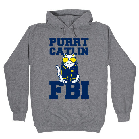 Purrt Catlin FBI Hooded Sweatshirt