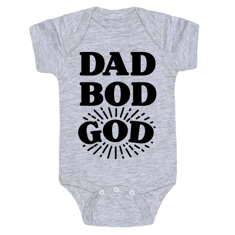 Dad Bod God Baby One-Piece