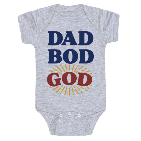 Dad Bod God Baby One-Piece