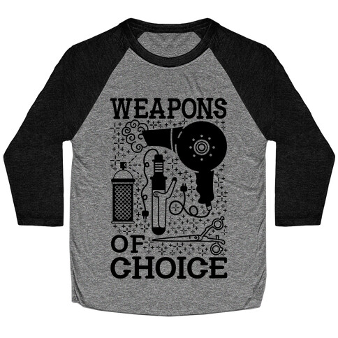 Weapons of Choice Baseball Tee