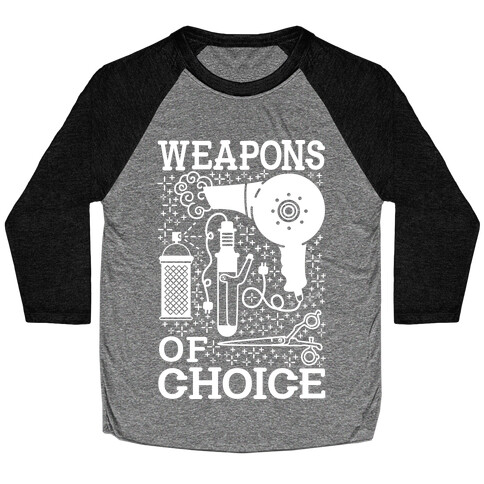 Weapons of Choice Baseball Tee