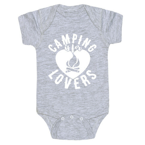 Camping Is For Lovers Baby One-Piece