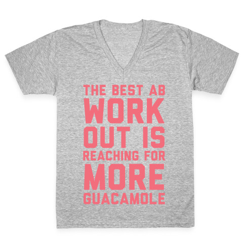 The Best Ab Work Out V-Neck Tee Shirt