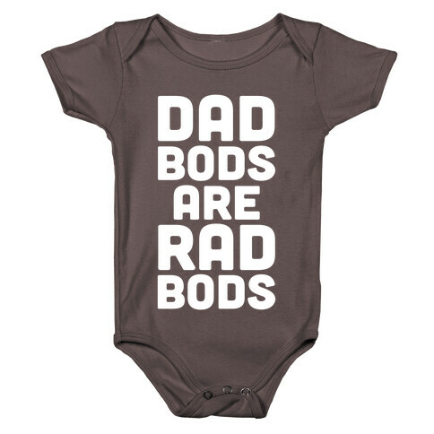 Dad Bods Are Rad Bods Baby One-Piece