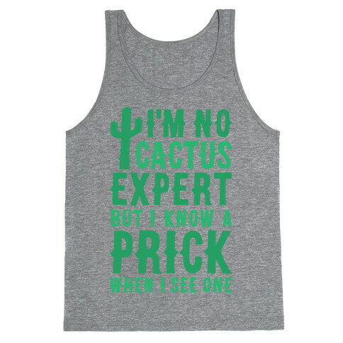 Cactus Expert Tank Top