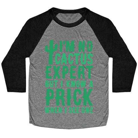 Cactus Expert Baseball Tee