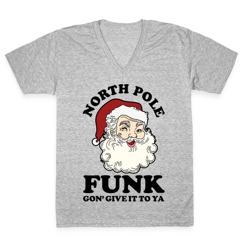 North Pole Funk V-Neck Tee Shirt