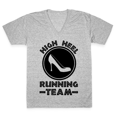 High Heel Running Team V-Neck Tee Shirt