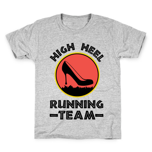 High Heel Running Team Kids T-Shirt