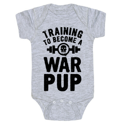 Training to Become a War Pup Baby One-Piece