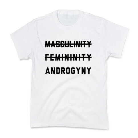 Masculinity Femininity Androgyny Kids T-Shirt