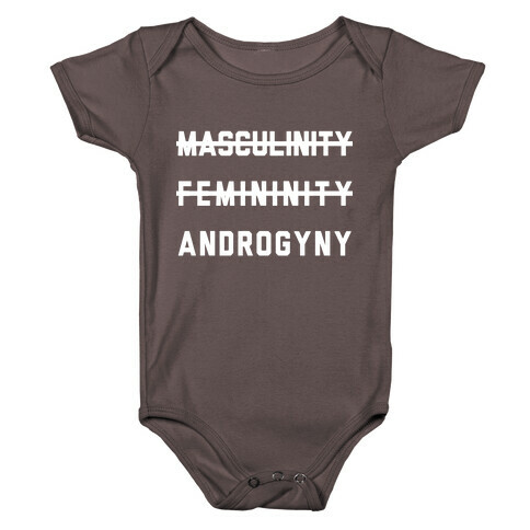 Masculinity Femininity Androgyny Baby One-Piece
