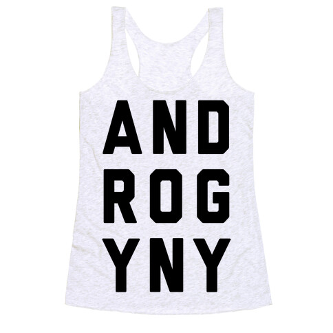 Androgyny Racerback Tank Top