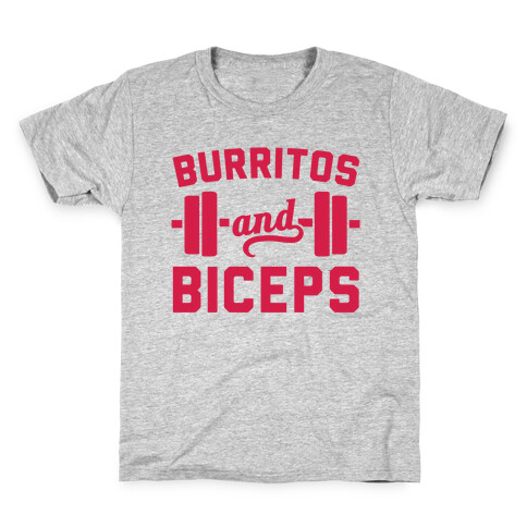 Burritos And Biceps Kids T-Shirt