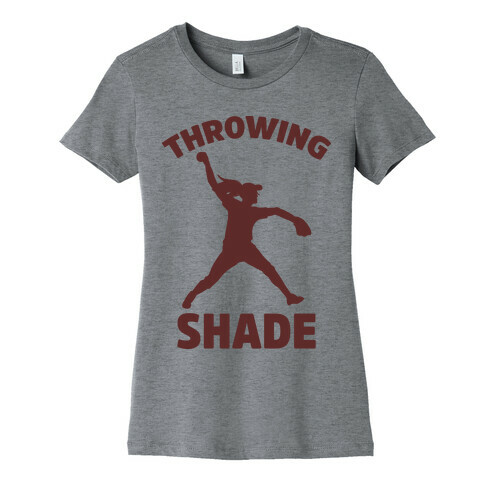 Throwing Shade (Softball) Womens T-Shirt