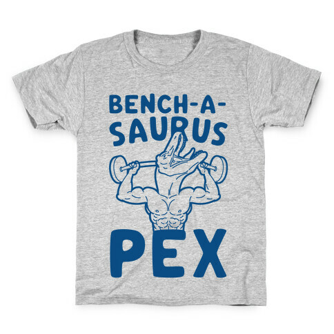 Bench-A-Saurus Pex Kids T-Shirt