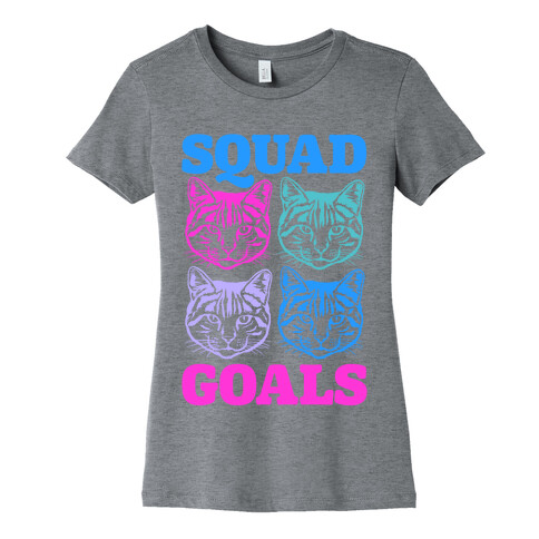 Cat Squad Goals Womens T-Shirt