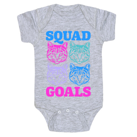 Cat Squad Goals Baby One-Piece