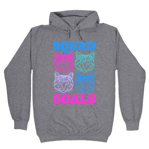 Cat Squad Goals Hooded Sweatshirt