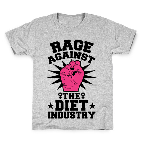 Rage Against the Diet Industry Kids T-Shirt