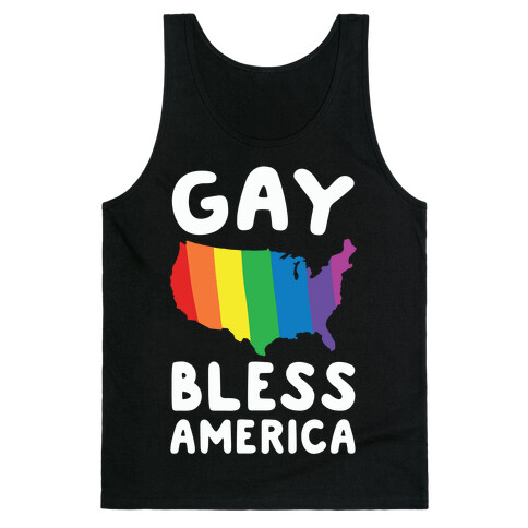 Gay Bless America Tank Top