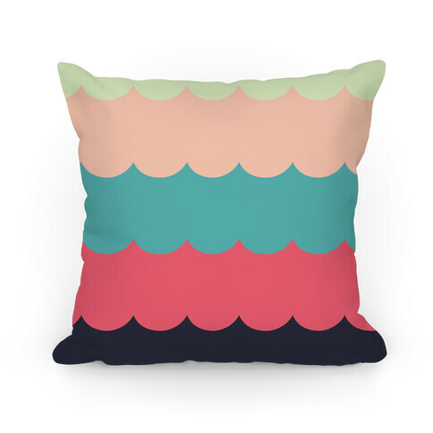 Color Waves Pillow