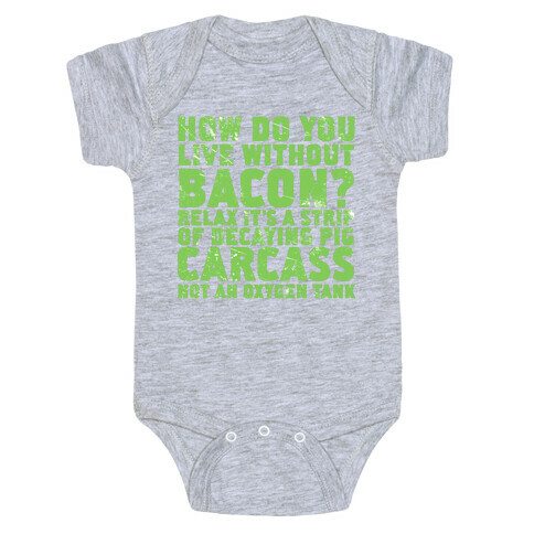 Dumb Questions Vegetarians Get Asked Baby One-Piece