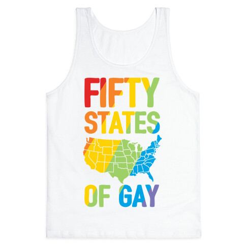 Fifty States Of Gay Tank Top
