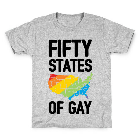 Fifty States Of Gay Kids T-Shirt