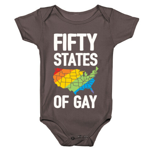 Fifty States Of Gay Baby One-Piece