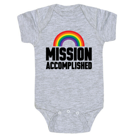 Mission Accomplished Baby One-Piece