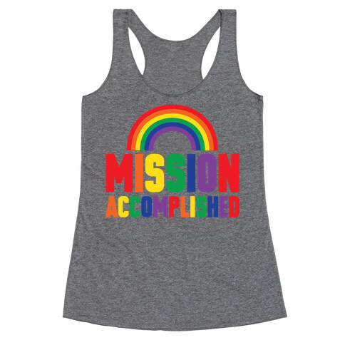 Mission Accomplished Racerback Tank Top