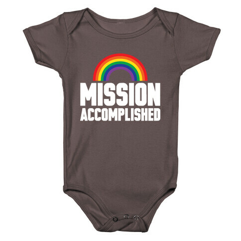 Mission Accomplished Baby One-Piece
