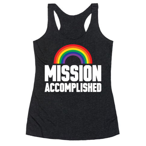 Mission Accomplished Racerback Tank Top