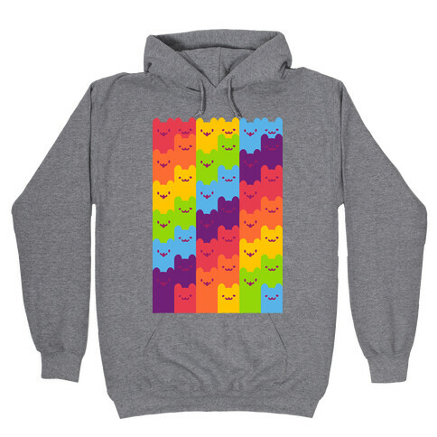 Rainbow Cats Hooded Sweatshirt