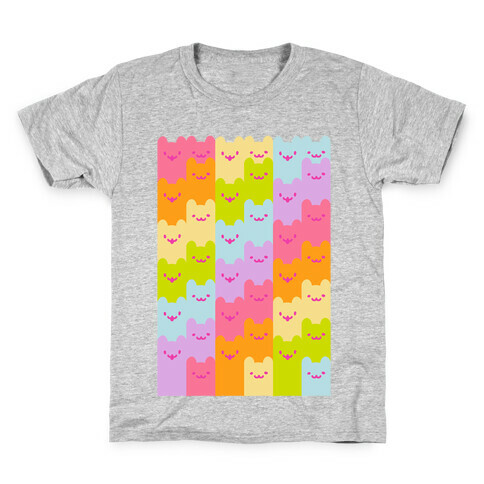 Pastel Rainbow Cats Kids T-Shirt