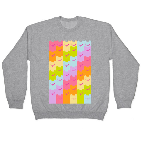 Pastel Rainbow Cats Pullover