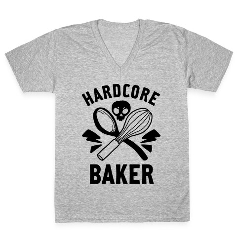 Hardcore Baker V-Neck Tee Shirt