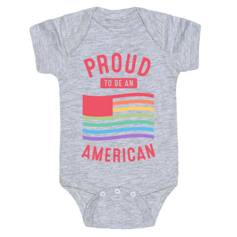 Proud to Be An American Baby One-Piece