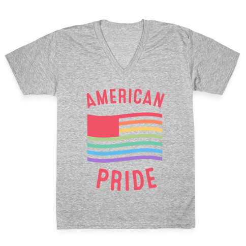 American Pride V-Neck Tee Shirt
