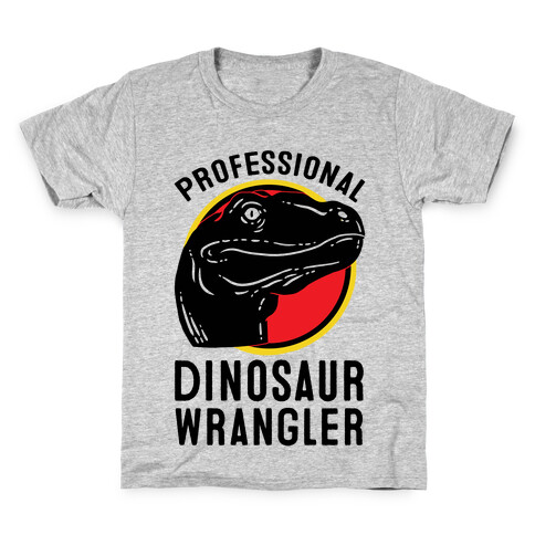 Professional Dinosaur Wrangler Kids T-Shirt