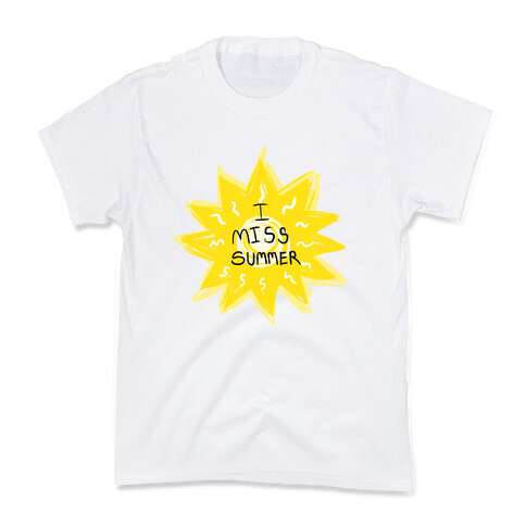 I Miss Summer Kids T-Shirt