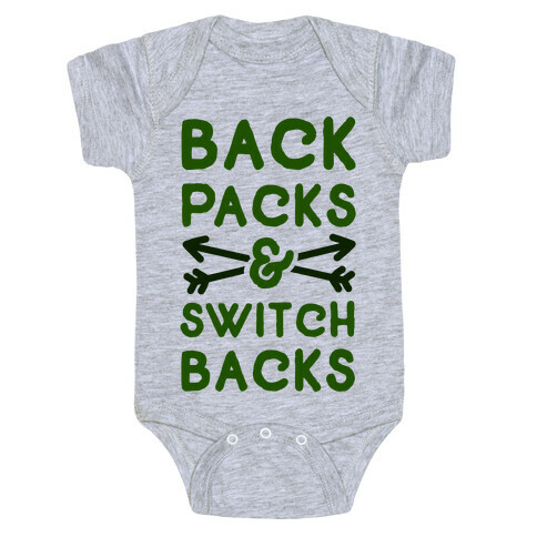 Backpacks and Switchbacks Baby One-Piece