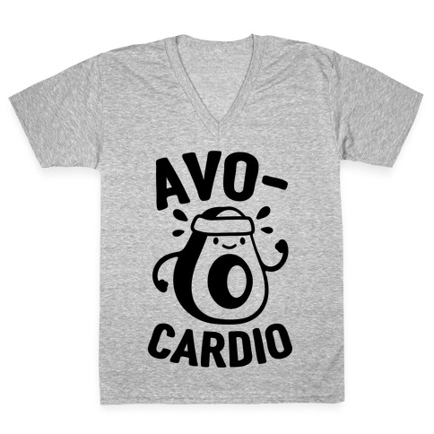 Avocardio Avocado V-Neck Tee Shirt