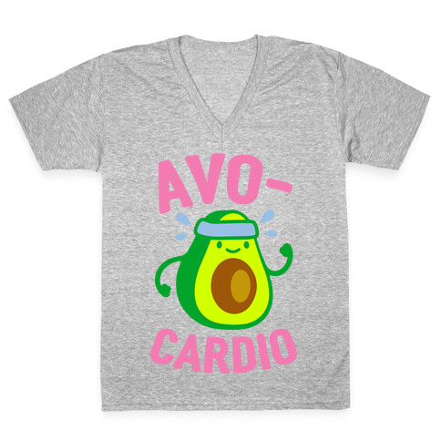 Avocardio Avocado V-Neck Tee Shirt