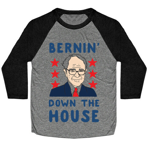 Bernin' Down the House Baseball Tee