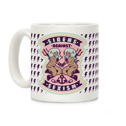 Sirens Against Sexism Coffee Mug