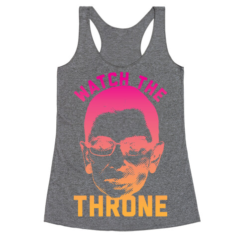 Watch The Throne RGB Racerback Tank Top