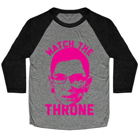 Watch The Throne RGB Baseball Tee